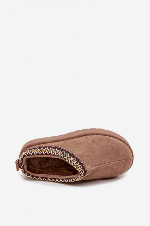 Stivali da neve Infantile GioventùHaftem con una piattaforma colore kaki Jolisse