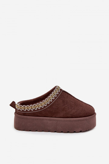 Stivali da neve Infantile GioventùHaftem con una piattaforma CzekoladoAe Jolisse 2