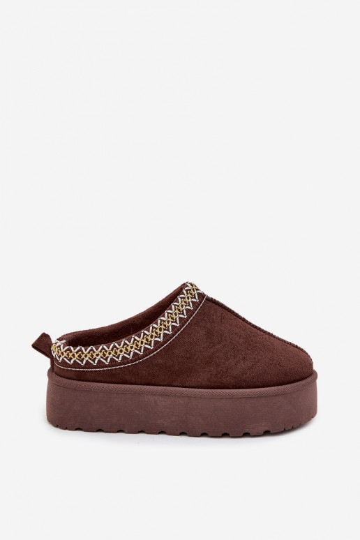 Stivali da neve Infantile GioventùHaftem con una piattaforma CzekoladoAe Jolisse