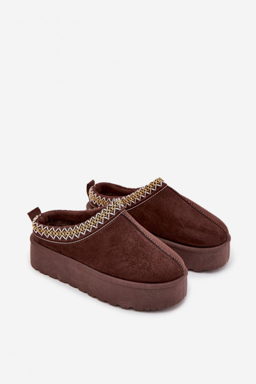 Stivali da neve Infantile GioventùHaftem con una piattaforma CzekoladoAe Jolisse