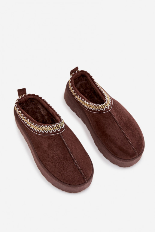 Stivali da neve Infantile GioventùHaftem con una piattaforma CzekoladoAe Jolisse