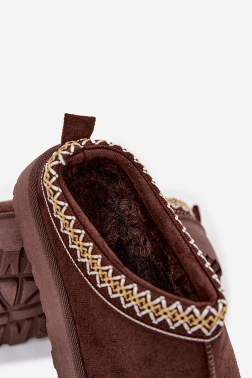 Stivali da neve Infantile GioventùHaftem con una piattaforma CzekoladoAe Jolisse