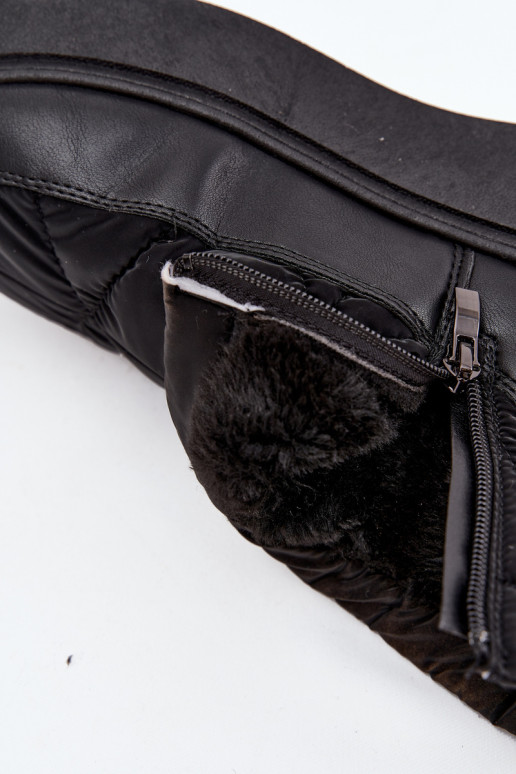 Stivali da neve Femminile con una piattaforma riscaldamento con pelliccia all interno colore nero Tahlira Stivali da neve Femminile con una piattaforma riscaldamento con pelliccia all interno colore nero Tahlira