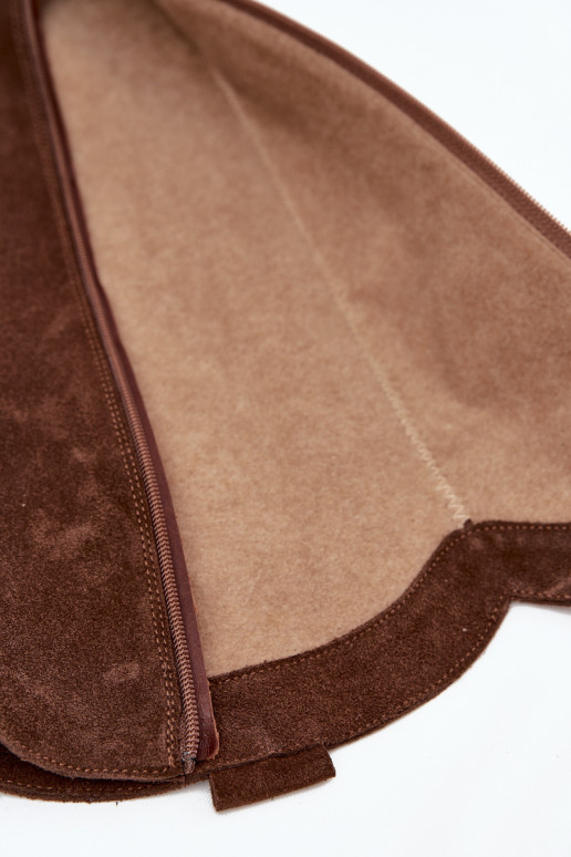 Pelle dalla pelle scamosciata stivali stile coAboy riscaldamento Zazoo 4224 CzekoladoAe Pelle dalla pelle scamosciata stivali stile coAboy riscaldamento Zazoo 4224 CzekoladoAe