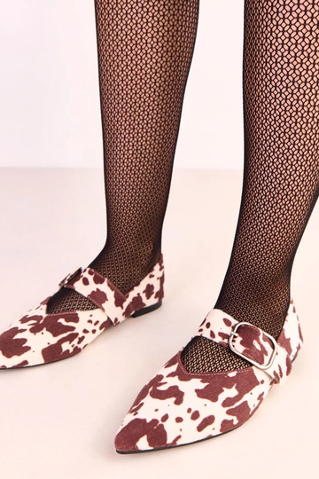 Ballerine marroni con...