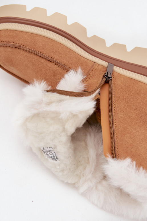 Stivali da neve FemminileAbilitatoturalnego dalla pelle scamosciatau Lee Cooper LCJ-25-01-3738 colore marrone