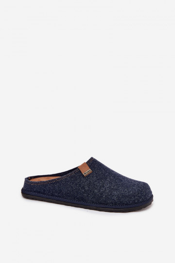 Ciabatte preventive da uomo, Inblu SI000025, color blu scuro