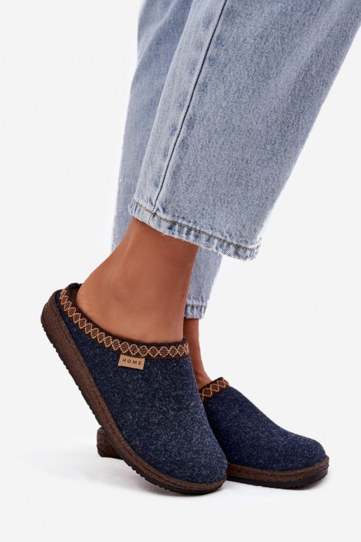 Pantofole FemminileHaftem Inblu NL000009 blu scuro Pantofole FemminileHaftem Inblu NL000009 blu scuro