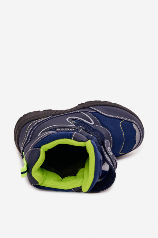 riscaldamento Doposci per bambini scarpe Big Star OO374048 blu scuro