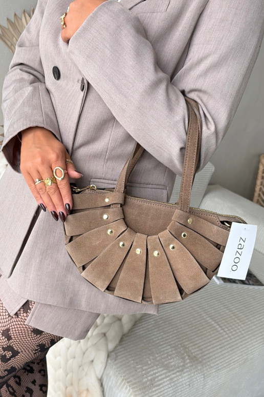 PalmareAbilitatoturalnego dalla pelle scamosciatau colore avorio Deverivane