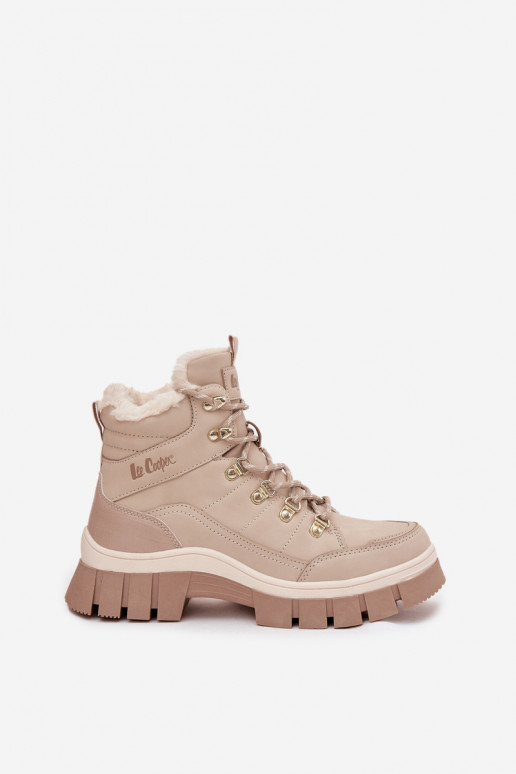 riscaldamento scarpe Femminile Lee Cooper LCJ-25-31-3910 beige