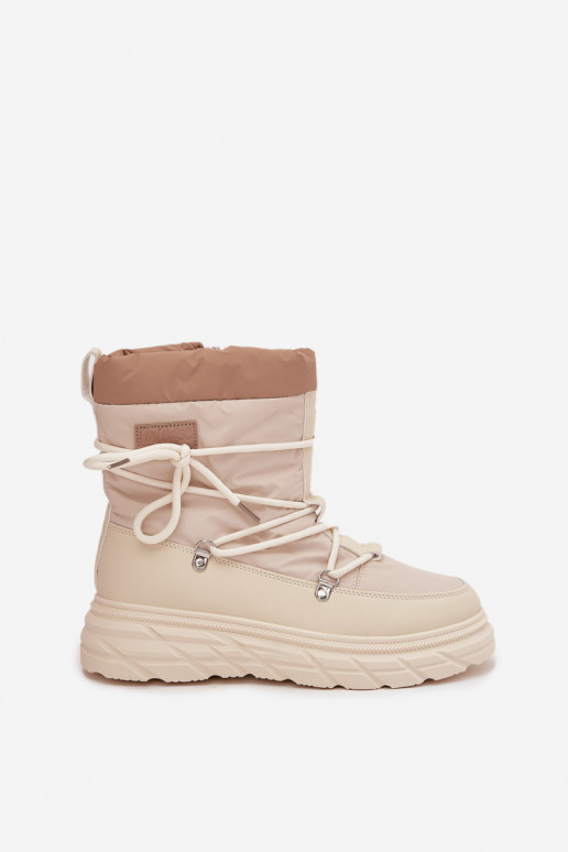 Stivali da neve Femminile Al Castello Lee Cooper LCJ-25-44-3931 beige