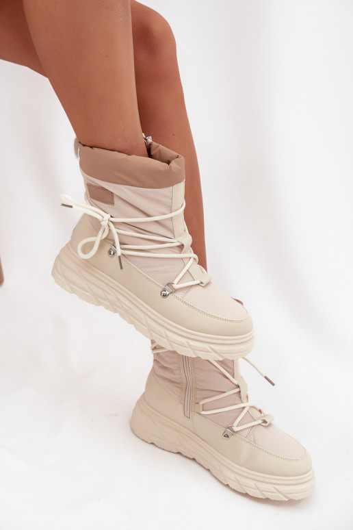 Stivali da neve Femminile Al Castello Lee Cooper LCJ-25-44-3931 beige