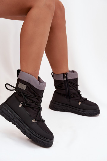 Stivali da neve da donna Lee Cooper LCJ-25-44-3930 colore nero con gambale