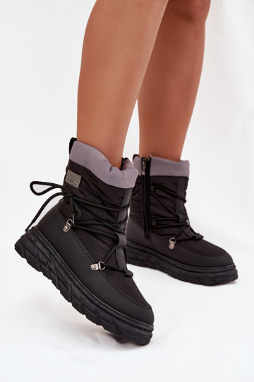 Stivali da neve da donna Lee Cooper LCJ-25-44-3930 colore nero con gambale 2