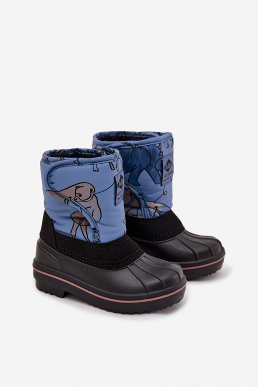 Stivali da neve Infantile con chiusure adesive Lee Cooper LCJ-25-10-3774 colore blu Stivali da neve Infantile con chiusure adesive Lee Cooper LCJ-25-10-3774 colore blu