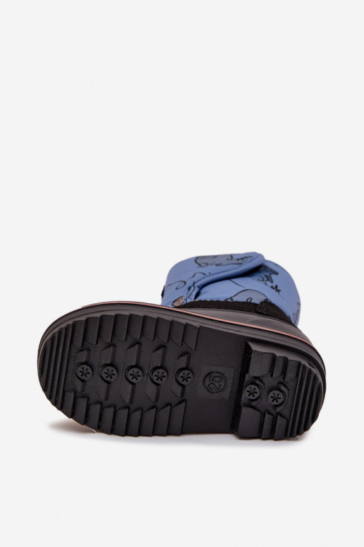 Stivali da neve Infantile con chiusure adesive Lee Cooper LCJ-25-10-3774 colore blu Stivali da neve Infantile con chiusure adesive Lee Cooper LCJ-25-10-3774 colore blu