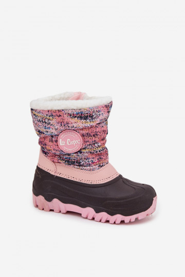 Stivali da neve per bambini Lee Cooper LCJ-25-10-3770 colore rosa con gambale