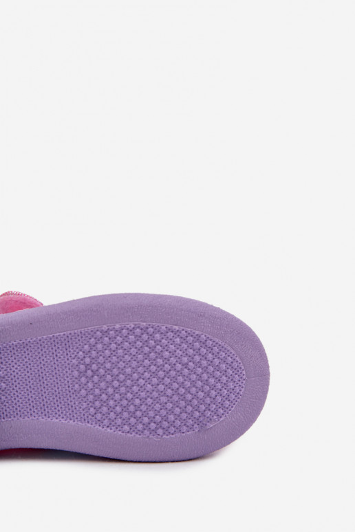 ballerine Pantofole Dla DzieAczynek con chiusure adesive UNICORN colore rosa Silviera ballerine Pantofole Dla DzieAczynek con chiusure adesive UNICORN colore rosa Silviera