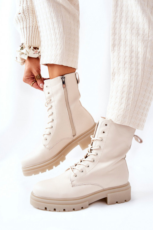 Alto Stivaletti da lavoro beige Rozelle Alto Stivaletti da lavoro beige Rozelle