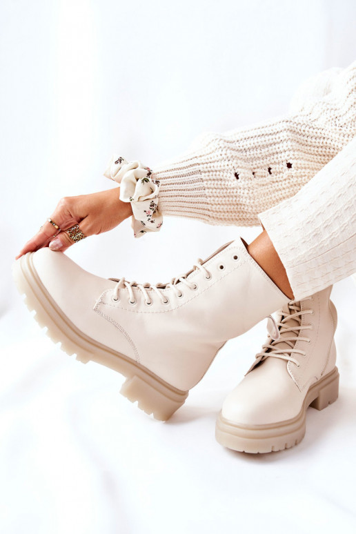 Alto Stivaletti da lavoro beige Rozelle Alto Stivaletti da lavoro beige Rozelle