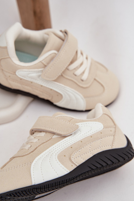 scarpe Scarpe da ginnastica per bambinicon chiusura adesivaem beige Perrin