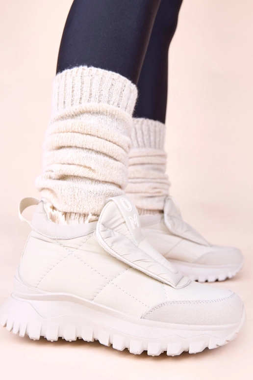 Stivali da neve grigi per donna con...