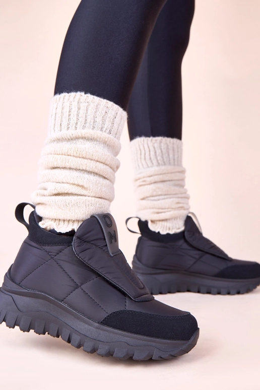 Stivali da neve neri per donna con...