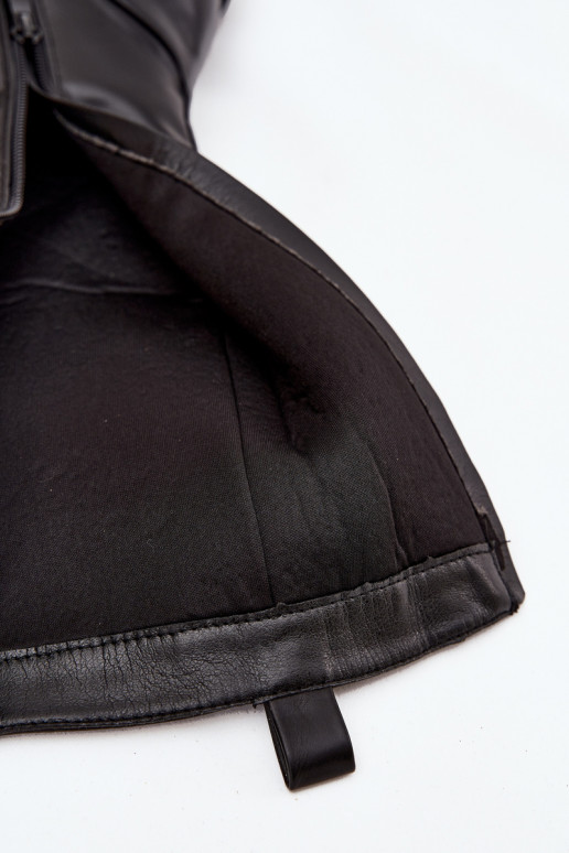 riscaldamento con lacci stivali scarpe con fiori di ciliegio Femminile colore nero Novissa