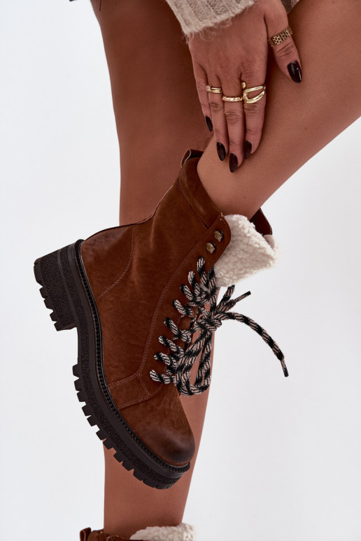 Stivali scarpe Femminile in ecopelle colore marrone Bellora