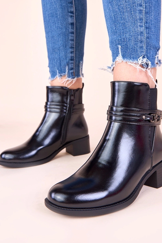 Stivaletti neri caldi Nicha