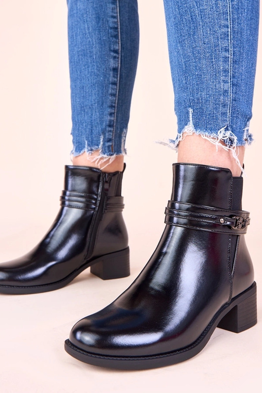 Stivaletti neri caldi Nicha