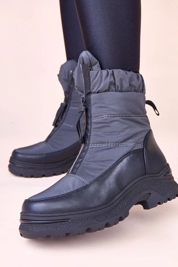 Stivali grigi da neve con... 2