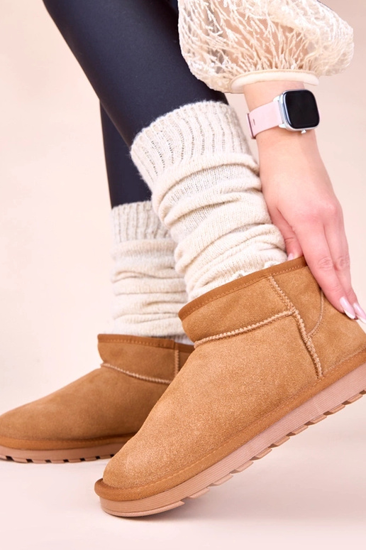 Stivali caldi marroni da neve in...