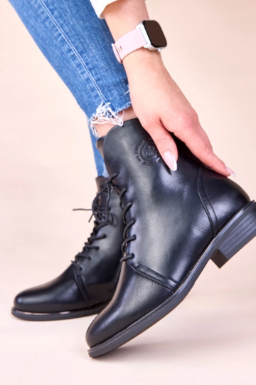 Stivaletti neri caldi con...