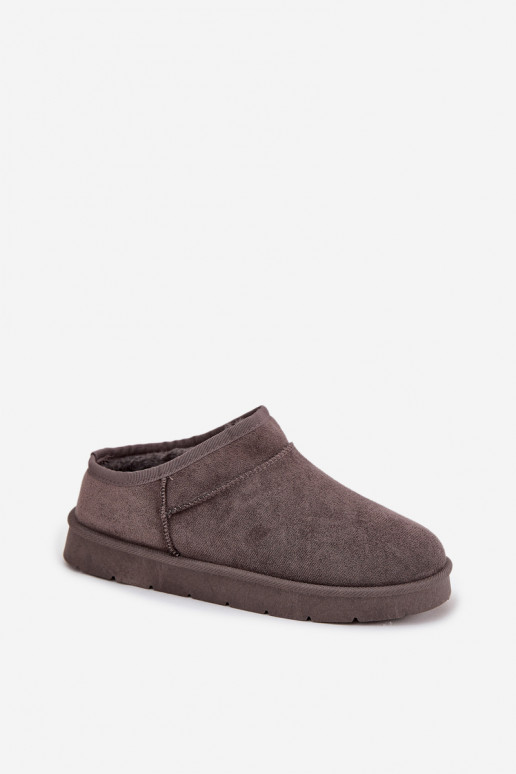 Stivali da neve Femminile riscaldamento con pelliccia all interno colore grigio Serenne