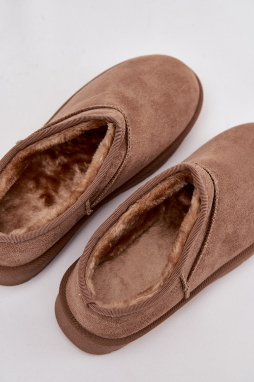 Stivali da neve Femminile riscaldamento con pelliccia all interno colore marrone Serenne