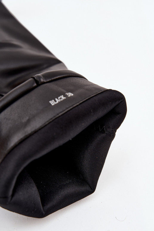 stivali da donna con i tacchiINyAiniętą CholeAką I con fibbiemi colore nero