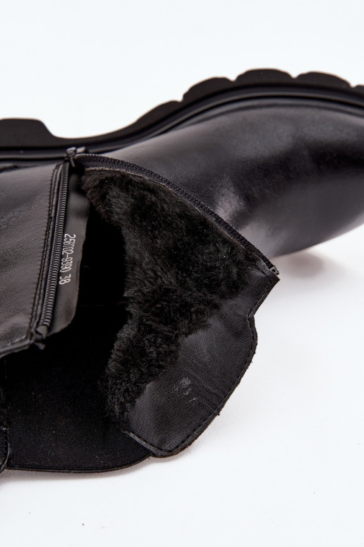 stivali alla moda Femminile riscaldamento Al Castello colore nero Rivelia