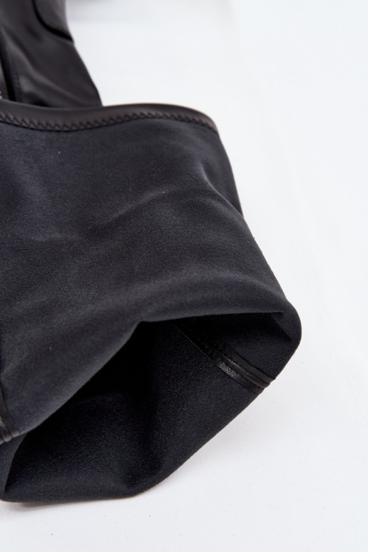 stivali da donna sopra il ginocchio con i tacchi Eko Pelle colore nero Tahlina