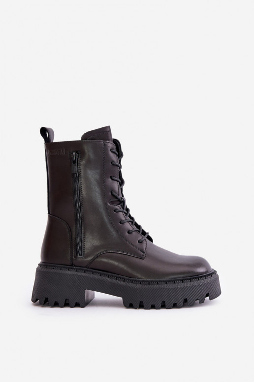 Pelle riscaldamento Stivaletti da lavoro Femminile Big Star OO274A387 colore nero