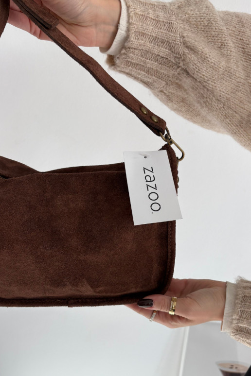 Skórzana dalla pelle scamosciataoAa Palmare Zdobiona Con strass Deverrone Savra