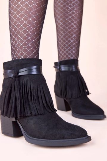 Stivaletti neri con tacco...