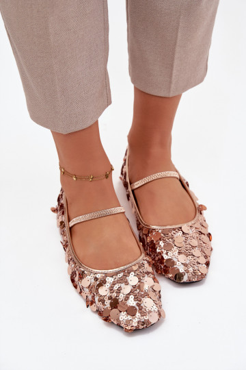 Ballerine rosa con paillettes Terlina