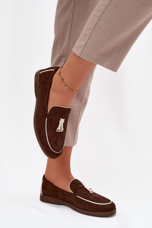 Mocassini Mocassini Femminilein ecopelle scamosciatau CzekoladoAe DarAen