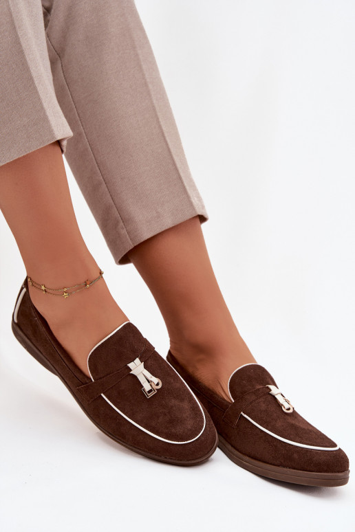 Mocassini Mocassini Femminilein ecopelle scamosciatau CzekoladoAe DarAen