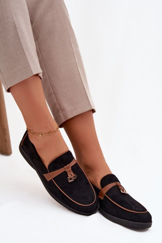 Mocassini Mocassini Femminilein ecopelle scamosciatau colore nero DarAen