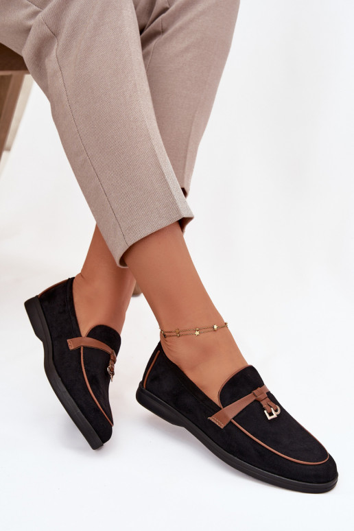 Mocassini Mocassini Femminilein ecopelle scamosciatau colore nero DarAen