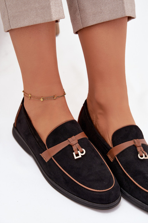 Mocassini Mocassini Femminilein ecopelle scamosciatau colore nero DarAen