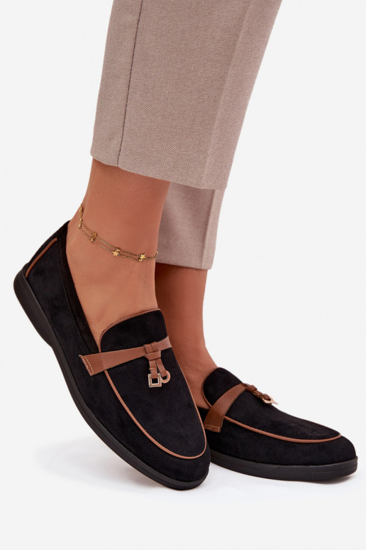 Mocassini Mocassini Femminilein ecopelle scamosciatau colore nero DarAen